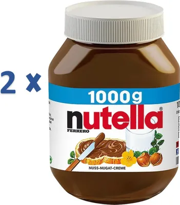 Produktbild von Nutella 2er Pack (2 x 1000g)