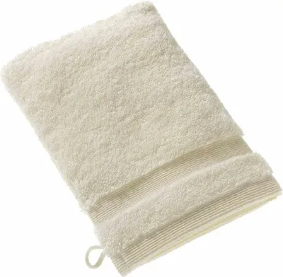 Image de Collection SCHÖNER WOHNEN Gant de toilette CUDDLY Blanc cassé 16 x 21 cm
