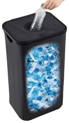 Pfandflaschen-Sammelbehälter 100 L, faltbar, waschbar, mit 2 Taschen