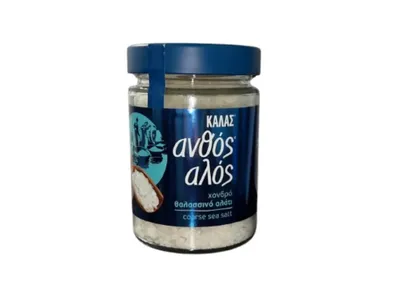 Obrázek produktu pro KALAS Květinová hrubá mořská sůl z Řecka, 300gr