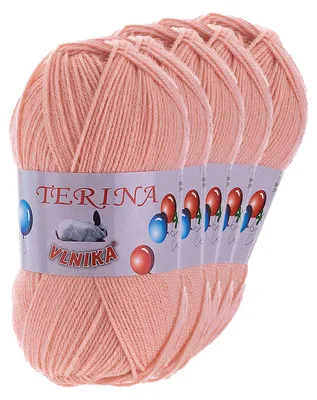 5 x 100g Terina Strickgarn Häkelgarn Wolle Acrylwolle pflegeleicht Farbwahl