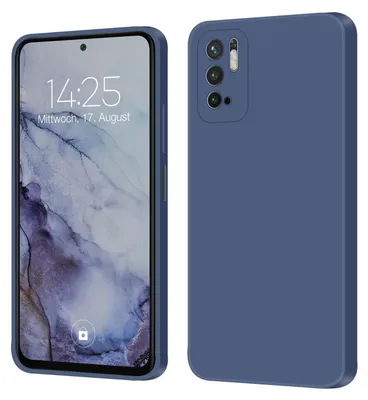 Produktbild von Hülle für Xiaomi Redmi Note 10 5G Case Cover Bumper Smartphone Softgrip Schutzhülle Farbe: Lavendelblau