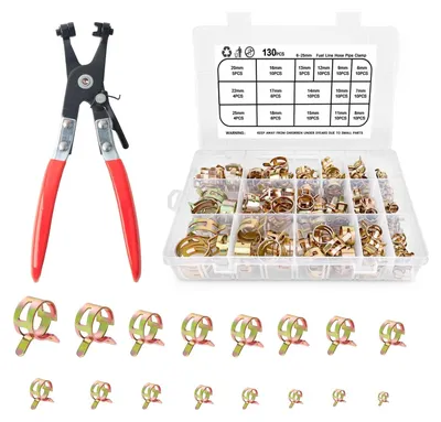 Productafbeelding van 130-delige Slangenset met Klemmen en Pliers