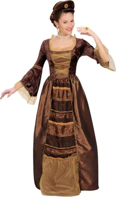 Produktbild von BAROCKBARONIN (Kleid mit Unterrock, Kopfbedeckung)