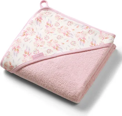 Produktbild von Frotteehandtuch mit Kapuze 100x100 cm Rosa / Babyono