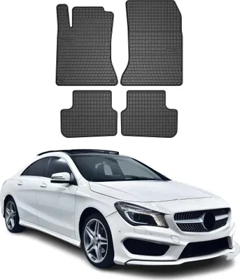 Produktbild von OMAC Gummi Fußmatten für Mercedes CLA C117 2013-2019 Automatten TPE Schwarz 4x