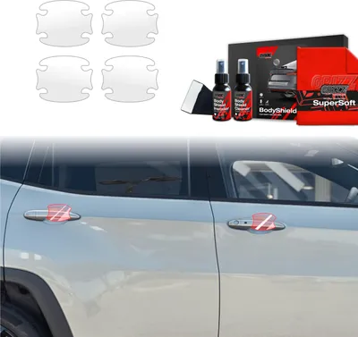 Produktbild von 4in1 Schutzfolie Grizz Protector für Türgriffmulden - Jeep Compass (2020-2024)