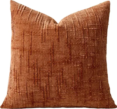 Produktbild von Chenille-Kissenbezug, Boho-Kissenbezug mit verstecktem Reißverschluss, strukturierter dekorativer Kissenbezug für Bauernhaus, Zuhause, Sofa, Couch, Schlafzimmer
