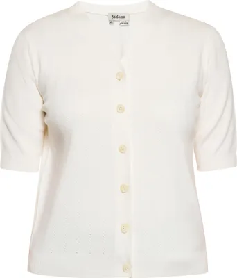 Produktbild von SIDONA damen strickjacke - wollweiss, XL