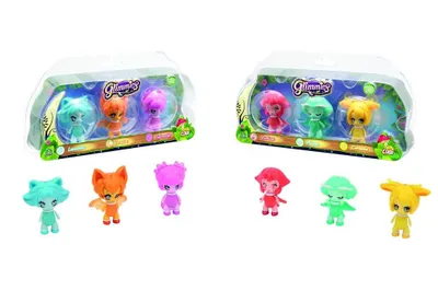 Zdjęcie produktu dla Glimmies 3 Figurki, różne rodzaje
