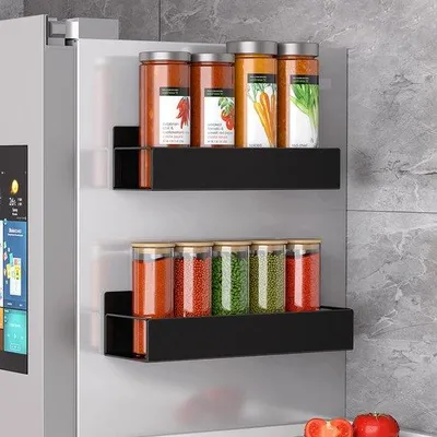 Produktbild von Unyqoos Magnetisches Küchenkräuterregal für platzsparende Organisation in der Küche, 2er Set