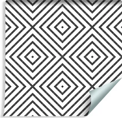 Zdjęcie produktu dla Tapeta Do Salonu Nowoczesny Abstrakcyjny Wzór GEOMETRYCZNY z modnym efektem  3D