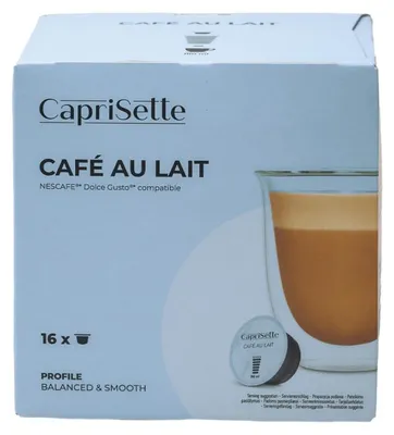 Produktbild von Kaffeekapseln kompatibel mit NESCAFÉ® Dolce Gusto® Caprisette Café au Lait, 16 Stk.