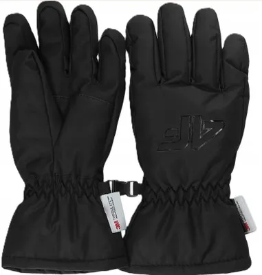 Produktbild von 4F Kinder Skihandschuhe Winter Größe L Schwarz