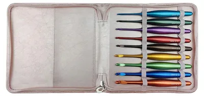 Produktbild von Ergonomisches Häkelnadel-Set, 9-teilig