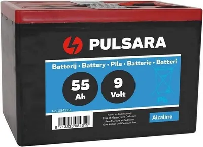 Produktbild von Pulsara Alkaline Weidezaunbatterie 9V/200 Ah