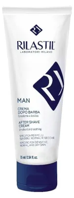 Produktbild von Rilastil Man Bartcreme nach der Rasur für empfindliche, normale und trockene Haut 75 ml