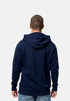 Image de Sweatshirt à capuche Homme coupe regular THURNING Navy/Red/White L Lonsdale