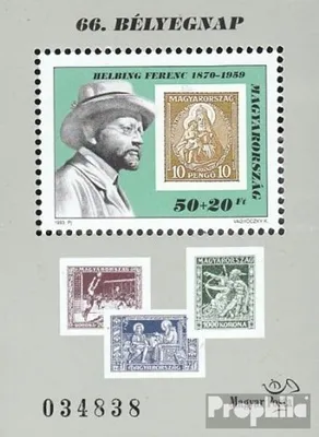 Produktbild von Briefmarken Ungarn 1993 Mi Block227 (kompl.Ausg.) postfrisch Philatelie