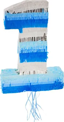 Obrázok produktu pre Pinata číslo 1 svetlomodrý chlapec