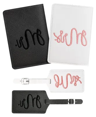 Produktbild von Reisepasshüllen und Gepäckanhänger, 2 Stück