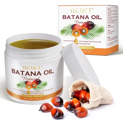 Immagine prodotto di Olio di Batana per la crescita dei capelli Cura dei capelli Viso Pelle Unghie Vegan, 1x 220g