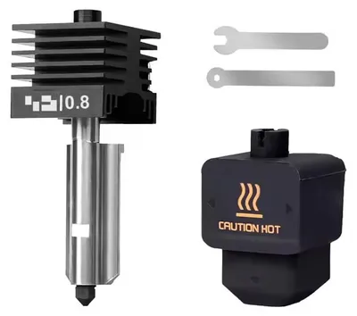 Hotend Upgrade-Kit 0,8 mm für Bambu Lab H2D/A1 Mini 3D-Drucker