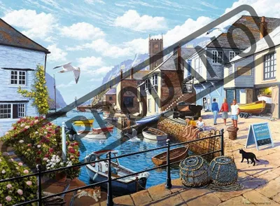 Produktbild von RAVENSBURGER Puzzle Klidný přístav 500 dílků