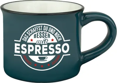 Produktbild von Persönliche Espressotasse Mokkatasse - Das schaffst du