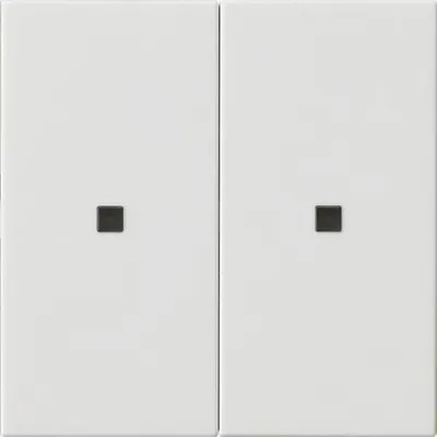 Produktbild von GIRA 510703 KNX RF Bedienaufs.2f System 55 Reinweiß (510703)