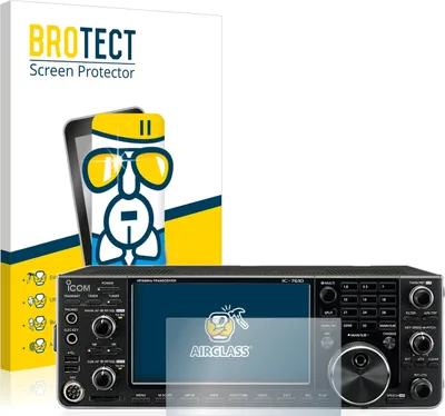 Produktbild von BROTECT Schutzglas für Icom IC-7610 Schutzfolie Panzer Folie Glas Display Schutz klar