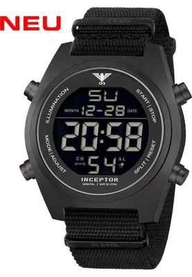 Produktbild von KHS INCBSD.NB Herrenuhr Inceptor Steel Digital
