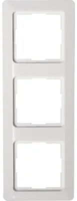 Produktbild von Kopp Milano weiß Schalterprogramm, Steckdose, Schalter, Rahmen, etc. Rahmen 3-fach