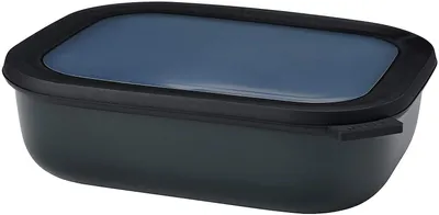 Produktbild von Mepal 2 Stück multischüssel cirqula rechteckig 2000 ml - nordic black 106259041100