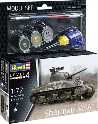 Obrázek produktu pro Revell Model Set Sherman M4A1 1:72