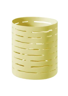 Image de ASA Photophore, jaune avec ouverture d. 6,5 cm, h. 7,5 cm, porcelaine
