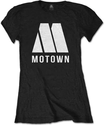 Obrázok produktu pre Motown M Logo Black 2XL Dámske Tričko