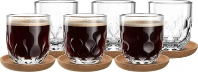 Produktbild von Leonardo GOCCE Kaffee-Set mit Untersetzer 12-teilig