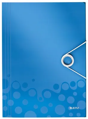 Productafbeelding van Leitz 45990036 4599 Expansiemap WOW - A4, PP, metallic blauw