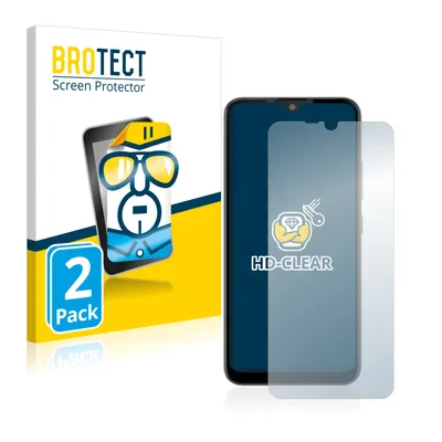 Produktbild von 2x Für Gigaset GS190 Schutzfolie BROTECT Displayschutz Display Schutz Folie Klar Transparent