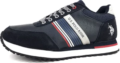Produktbild von US Polo Herrenschuhe Schnürschuhe Sneaker Schwarz Freizeit, Schuhgröße:41 EU
