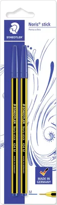Zdjęcie produktu dla Staedtler Noris stick 434, Długopis, Niebieski, 2 szt., Średni