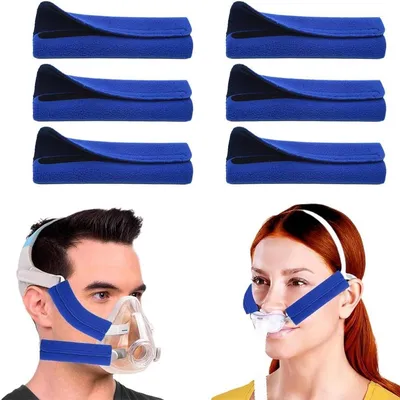 Produktbild von CPAP Maskenpolster 6er-Set – 9x12 cm, waschbar,reduziert Druckstellen & Hautirritationen，Schutzschildzubehör für ein angenehmeres Heilungserlebnis.