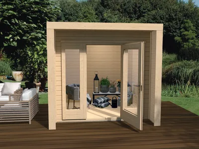 Produktbild von weka Designhaus 263 Gr.1 natur, ET, 2 Fensterpaneele