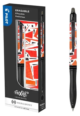 Produktbild von PILOT FriXion Ball+ 0.7 HERALBONY French Art – radierbar, schwarz, Geschenkbox