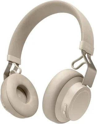 Obrázok produktu pre Bezdrôtové náušné slúchadlá, béžové, Bluetooth