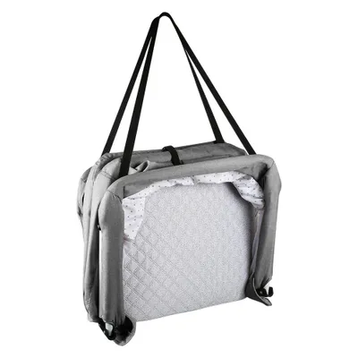 Produktbild von Faltbares Baby Reisebett Babybett Beistellbett inkl. Matratze-Geeignet für Babys Portable Reisebettzelt 90x50x35cm Grau