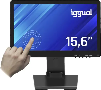Obrázek produktu pro iggual MTL15PX, 39,6 cm (15.6"), 1600 x 900 px, HD+, LCD, 250 cd/m², Kapacitní