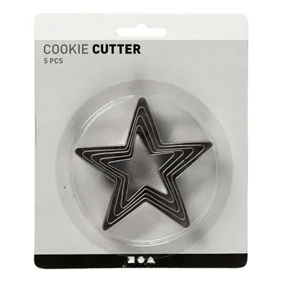 Immagine prodotto di Tagliabiscotti a stella 8 cm 5 pezzi