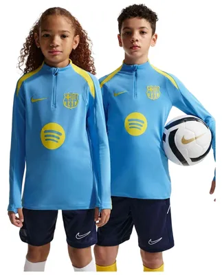 Produktbild von Langarmshirt Nike Fußballtrikot, Auswärtstrikot FC Barcelona aus Nike DrI-Fit-Strick – für Kinder